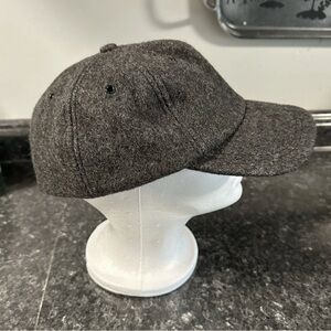 Vintage J. Crew Wool 4 Panel Hat/Cap XL Gray Union Made in USA